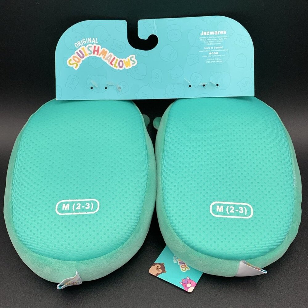 Squishmallows Winston Owl Plush Slippers Kids Size 2-3 Medium NWT - Picture 4 of 4
